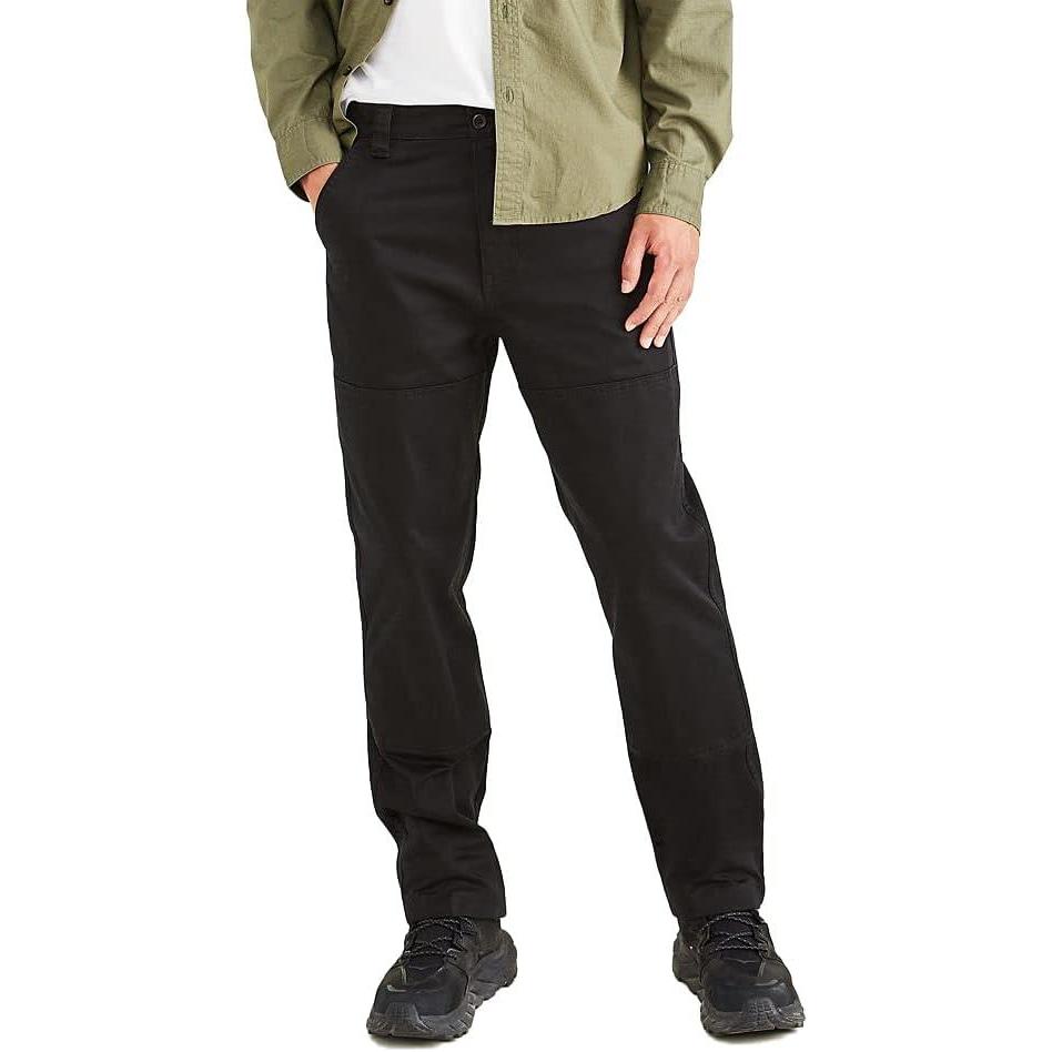 imageDockers Mens Straight Fit Utility PantsBeautiful Black