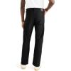 DOCKERS Men’s Comfort Trouser Straight Fit Smart 360 Knit Pants(Mineral Black (Waterless))