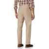 DOCKERS Men’s Comfort Trouser Straight Fit Smart 360 Knit Pants(Timberwolf (Waterless))
