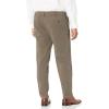 Dockers Men’s Relaxed Fit Comfort Khaki Pants – Pleated(Dark Pebble)