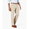 Dockers Men’s Relaxed Fit Comfort Khaki Pants – Pleated(Safari Beige)