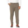 Dockers Men’s Relaxed Fit Comfort Khaki Pants – Pleated(Dark Pebble)
