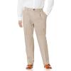 Dockers Men’s Relaxed Fit Comfort Khaki Pants – Pleated(Timberwolf)