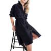 Dockers Women’s Relaxed Fit Long Sleeve Dress(Navy Blazer (Corduroy))