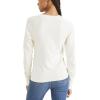 DOCKERS womens Women’s Crewneck Sweater Regular Fit(Egret Cream)