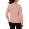 DOCKERS womens Women’s Crewneck Sweater Regular Fit(Old Rose Pink)