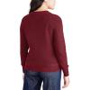 DOCKERS womens Women’s Crewneck Sweater Regular Fit(Tibetan Red)