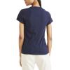 Dockers Women’s Slim Fit Cotton Slub Jersey Favorite Crew T-Shirt(Navy Blazer)