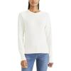 DOCKERS womens Women’s Crewneck Sweater Regular Fit(Egret Cream)