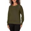 DOCKERS womens Women’s Crewneck Sweater Regular Fit(Forest Night)