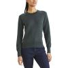DOCKERS womens Women’s Crewneck Sweater Regular Fit(Magical Forest Teal)