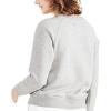 DOCKERS Women’s Classic Fit Brushed Terry Icon Sweatshirt(Heather Grey)