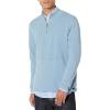 Dockers Men’s Regular Fit Long Sleeve Quarter Zip Sweater(Mountain Creek Blue)