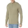 Dockers Men’s Regular Fit Long Sleeve Quarter Zip Sweater(Overland Trek Khaki)