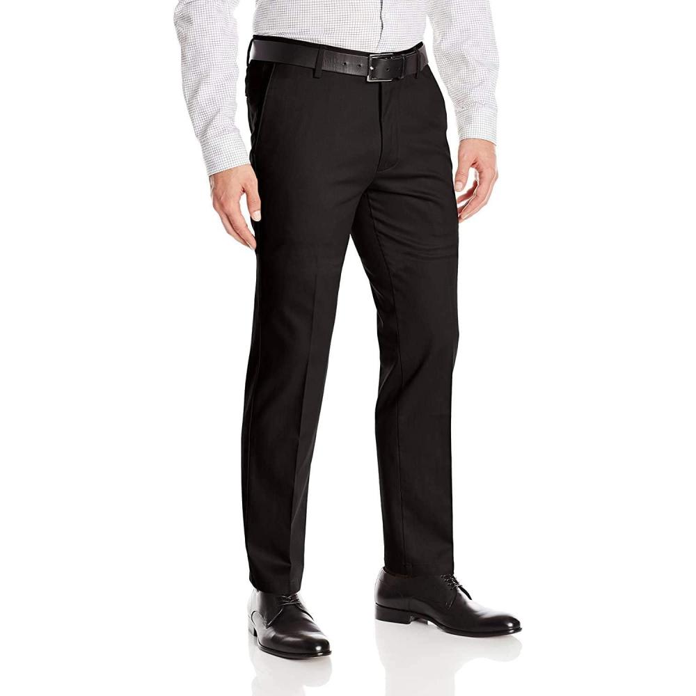 imageDockers Mens Slim Fit Signature Khaki Lux Cotton Stretch PantsBlack Stretch