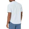 DOCKERS Men’s Regular Fit Short Sleeve Casual Shirt (Standard and Big & Tall)(Cerulean Blue)