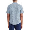 DOCKERS Men’s Regular Fit Short Sleeve Casual Shirt (Standard and Big & Tall)(Mountain Creek Blue Riviera)