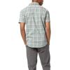 DOCKERS Men’s Regular Fit Short Sleeve Casual Shirt (Standard and Big & Tall)(Wet Stone Plaid)