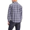 DOCKERS Men’s Ultimate Shirt Long Sleeve Regular Fit(Deckerson Poplin Ocean Blue Plaid)