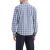 DOCKERS Men’s Ultimate Shirt Long Sleeve Regular Fit(Reeves Poplin Coastal Fjord Plaid)