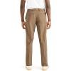 Dockers Men’s Classic Fit Easy Khaki Pants – Pleated (Standard and Big & Tall)(Brownstone)