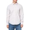 DOCKERS Men’s Ultimate Shirt Long Sleeve Regular Fit(Masdeval Lucent White Plaid)