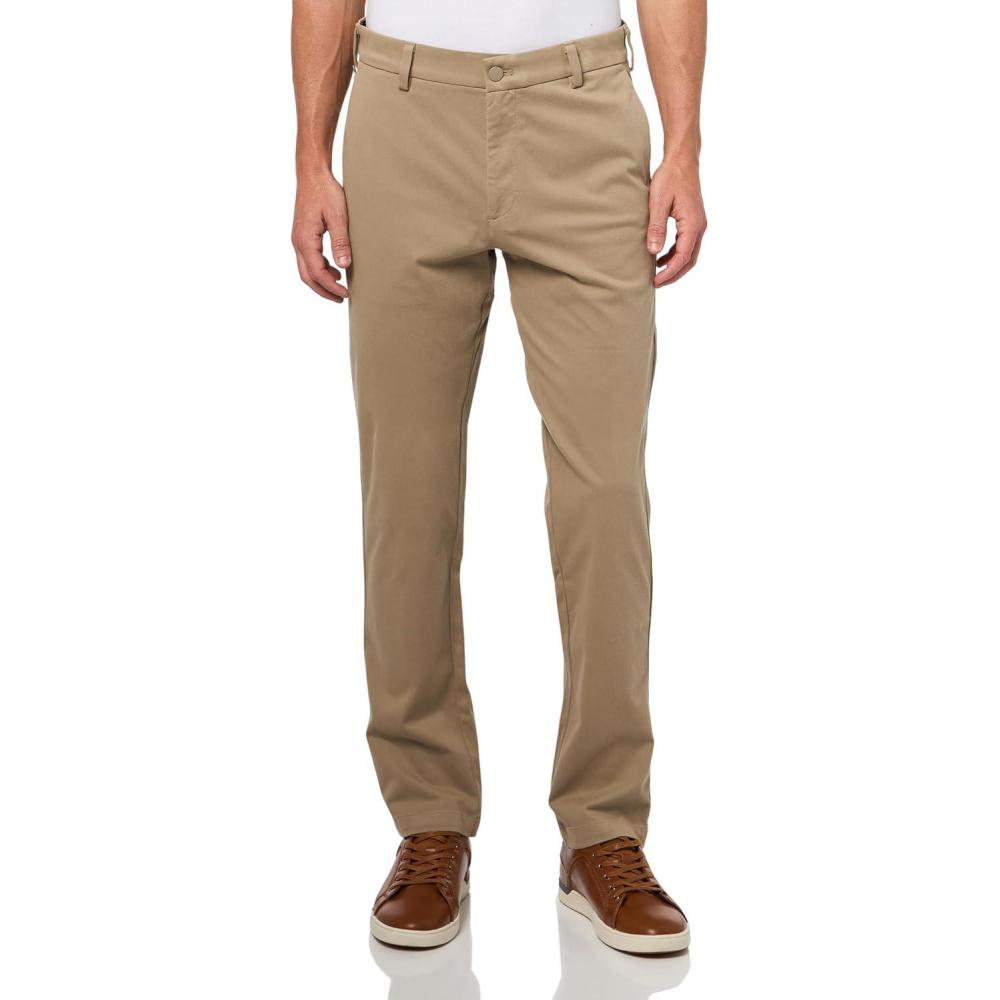 imageDOCKERS Mens Go Activeflex Chino Slim FitTimberwolf