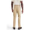 DOCKERS Mens Signature Go Slim Fit Khaki Smart 360 Tech Pants(Harvest Gold)