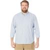 Dockers Men’s Classic Fit Long Sleeve Signature Comfort Flex Shirt (Standard and Big & Tall)(Delft Blue Stripe)