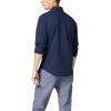 Dockers Men’s Classic Fit Long Sleeve Signature Comfort Flex Shirt (Standard and Big & Tall)(Medieval Blue)
