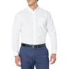 Dockers Men’s Classic Fit Long Sleeve Signature Comfort Flex Shirt (Standard and Big & Tall)(Paper White)