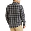 Dockers Men’s Regular Fit Long Sleeve Casual Shirt (Regular and Big & Tall)(Burma Grey Plaid)