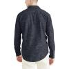 Dockers Men’s Regular Fit Long Sleeve Casual Shirt (Regular and Big & Tall)(Dark Blue Wash)
