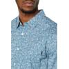 Dockers Men’s Regular Fit Long Sleeve Casual Shirt (Regular and Big & Tall)(Oceanview Blue Dillon Print)