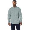Dockers Men’s Classic Fit Long Sleeve Signature Comfort Flex Shirt (Standard and Big & Tall)(Forest Fog Print)