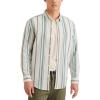 Dockers Men’s Regular Fit Long Sleeve Casual Shirt (Regular and Big & Tall)(Dune Oxford Egret Stripe)