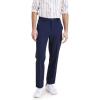 Dockers Men’s Signature Go Straight Fit Khaki Smart 360 Tech Pants (Regular and Big & Tall)(Navy Blazer)