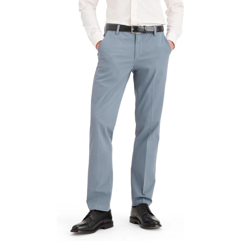 imageDOCKERS Mens Mens Workday Khaki Slim Fit with Smart 360 FlexFolkstone Grey