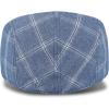DOCKERS mens Ivy Newsboy Hat(Blue)