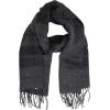Dockers mens Soft Winter Scarves – Regular and Reversible(Charcoal – Reversible)