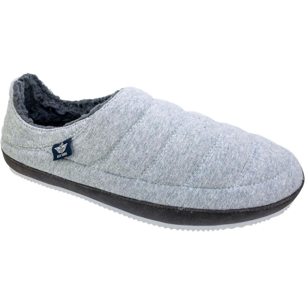 imageDOCKERS Mens Slipper Jersey Crash Back SlipOn NavyDark Grey Size 8 to 14Grey