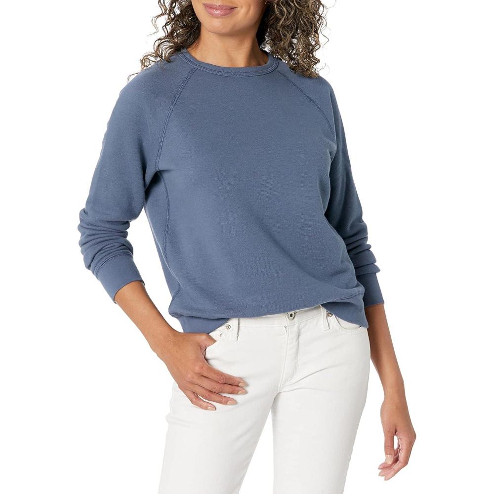 imageDOCKERS Womens Classic Fit Brushed Terry Icon Sweatshirt