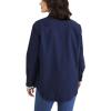 DOCKERS Womens Relaxed Fit Long Sleeve Shirt Jacket(Navy Blazer (Canvas))