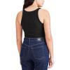 DOCKERS Women’s Slim Favorite Knit Tank Top Shirt(Beautiful Black (Rib))