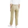 DOCKERS Women’s Straight Fit High Rise Weekend Chino Pants(Harvest Gold)