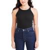 DOCKERS Women’s Slim Favorite Knit Tank Top Shirt(Beautiful Black (Rib))