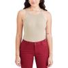 DOCKERS Women’s Slim Favorite Knit Tank Top Shirt(Sahara Khaki (Rib))