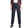 DOCKERS Women’s Straight Fit High Rise Weekend Chino Pants(Dark Indigo Rinse)
