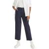 DOCKERS Women’s Straight Fit High Rise Weekend Chino Pants(Navy Blazer)