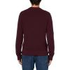 DOCKERS Men’s Regular Fit Long Sleeve Crewneck Sweater((New) Twisted Yarn Winetasting)